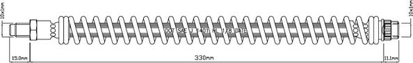 Motaquip VBH742 - Flexible de frein cwaw.fr