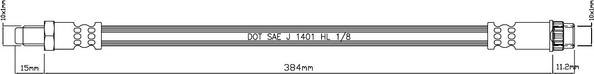 Motaquip VBJ476 - Flexible de frein cwaw.fr