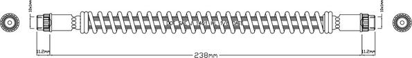 Motaquip VBJ555 - Flexible de frein cwaw.fr