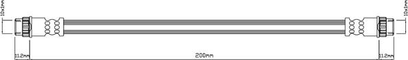 Motaquip VBJ183 - Flexible de frein cwaw.fr