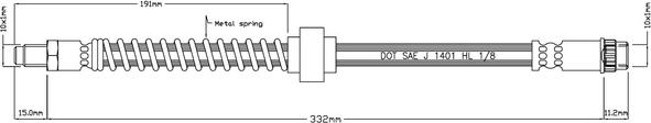 Motaquip VBJ280 - Flexible de frein cwaw.fr