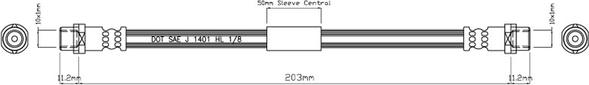 Motaquip VBJ282 - Flexible de frein cwaw.fr