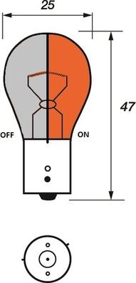 Motaquip VBU993 - Ampoule, feu clignotant cwaw.fr