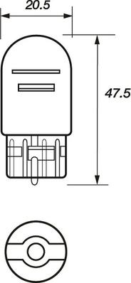 Motaquip VBU380W - Ampoule, feu stop cwaw.fr