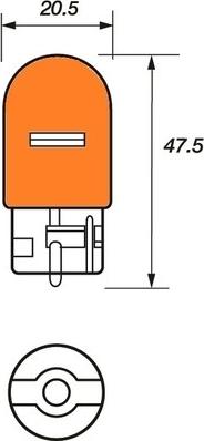 Motaquip VBU382WA - Ampoule, feu clignotant cwaw.fr