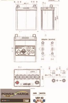 Motaquip VBY43 - Batterie de démarrage cwaw.fr