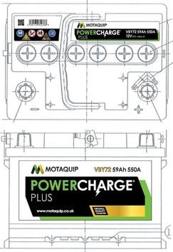 Motaquip VBY72 - Batterie de démarrage cwaw.fr