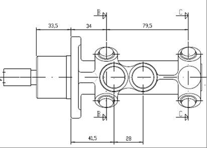 Motaquip VMC149 - Maître-cylindre de frein cwaw.fr