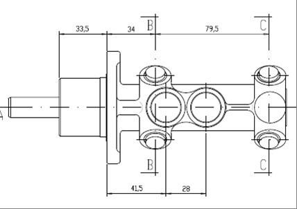 Motaquip VMC150 - Maître-cylindre de frein cwaw.fr