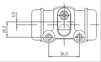 Motaquip VWC684 - Cylindre de roue cwaw.fr