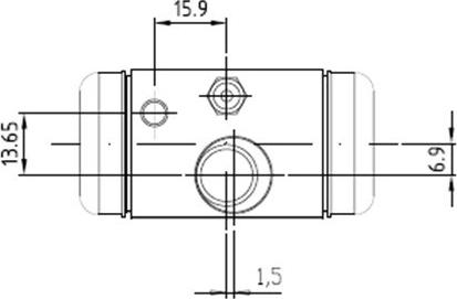 Motaquip VWC882 - Cylindre de roue cwaw.fr