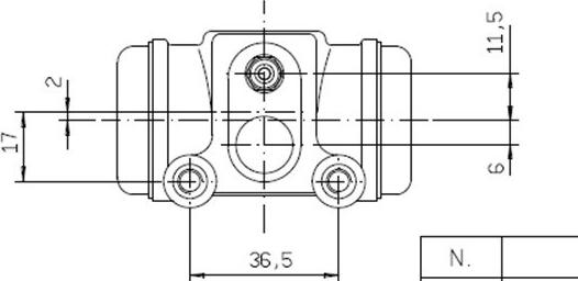 Motaquip VWC822 - Cylindre de roue cwaw.fr