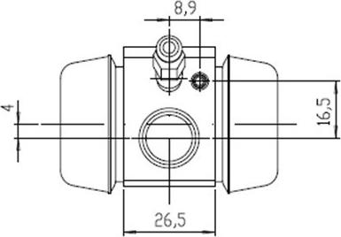 Motaquip VWC340 - Cylindre de roue cwaw.fr