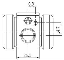 Motaquip VWC372 - Cylindre de roue cwaw.fr