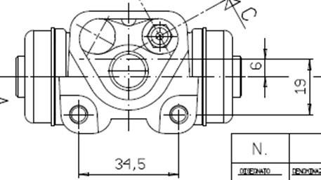 Motaquip VWC797 - Cylindre de roue cwaw.fr