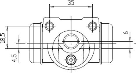 Motaquip VWC709 - Cylindre de roue cwaw.fr