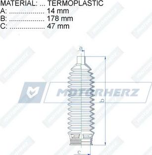 Motorherz RDZ0493MG - Joint-soufflet, direction cwaw.fr