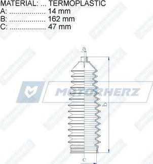 Motorherz RDZ0456MG - Joint-soufflet, direction cwaw.fr