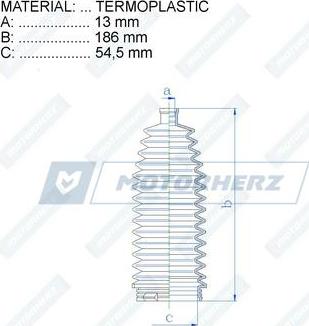 Motorherz RDZ0486MG - Joint-soufflet, direction cwaw.fr