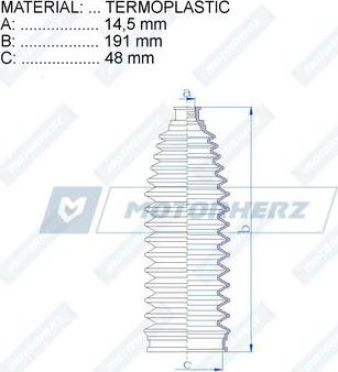 Motorherz RDZ0481MG - Joint-soufflet, direction cwaw.fr