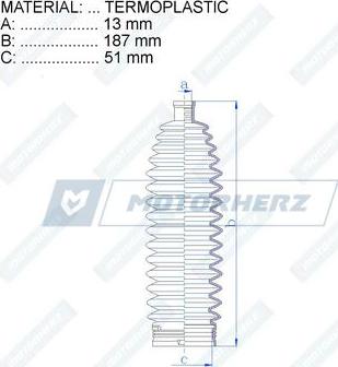 Motorherz RDZ0482MG - Joint-soufflet, direction cwaw.fr