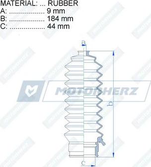 Motorherz RDZ0580MG - Joint-soufflet, direction cwaw.fr