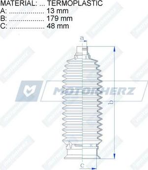 Motorherz RDZ0521MG - Joint-soufflet, direction cwaw.fr