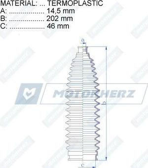 Motorherz RDZ0609MG - Joint-soufflet, direction cwaw.fr