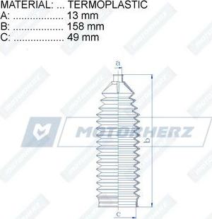 Motorherz RDZ0094MG - Joint-soufflet, direction cwaw.fr