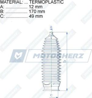 Motorherz RDZ0091MG - Joint-soufflet, direction cwaw.fr