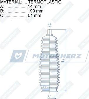 Motorherz RDZ0097MG - Joint-soufflet, direction cwaw.fr