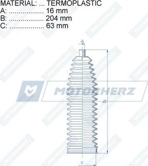 Motorherz RDZ0018MG - Joint-soufflet, direction cwaw.fr