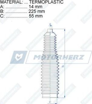 Motorherz RDZ0031MG - Joint-soufflet, direction cwaw.fr