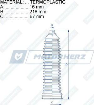 Motorherz RDZ0079MG - Joint-soufflet, direction cwaw.fr