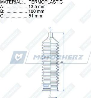 Motorherz RDZ0102MG - Joint-soufflet, direction cwaw.fr