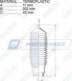 Motorherz RDZ0398MG - Joint-soufflet, direction cwaw.fr