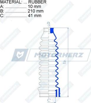 Motorherz RDZ0311MG - Joint-soufflet, direction cwaw.fr