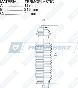 Motorherz RDZ0380MG - Joint-soufflet, direction cwaw.fr