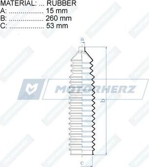 Motorherz RDZ0337MG - Joint-soufflet, direction cwaw.fr