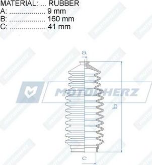 Motorherz RDZ0320MG - Joint-soufflet, direction cwaw.fr