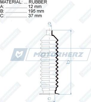 Motorherz RDZ0282MG - Joint-soufflet, direction cwaw.fr