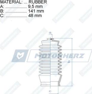 Motorherz RDZ0270MG - Joint-soufflet, direction cwaw.fr