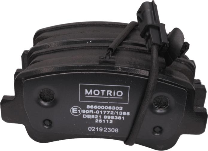 MOTRIO 8660006303 - Kit de plaquettes de frein, frein à disque cwaw.fr