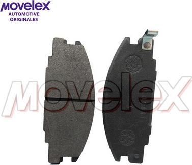 Movelex M01837 - Kit de plaquettes de frein, frein à disque cwaw.fr