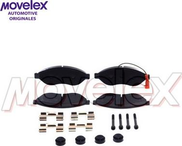 Movelex M13286 - Kit de plaquettes de frein, frein à disque cwaw.fr