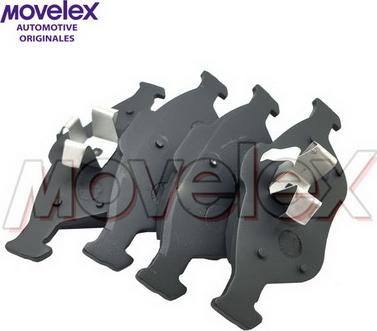 Movelex M20814 - Kit de plaquettes de frein, frein à disque cwaw.fr