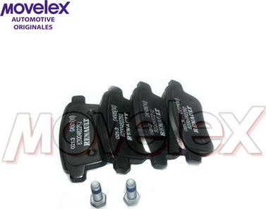 Movelex M22228 - Kit de plaquettes de frein, frein à disque cwaw.fr