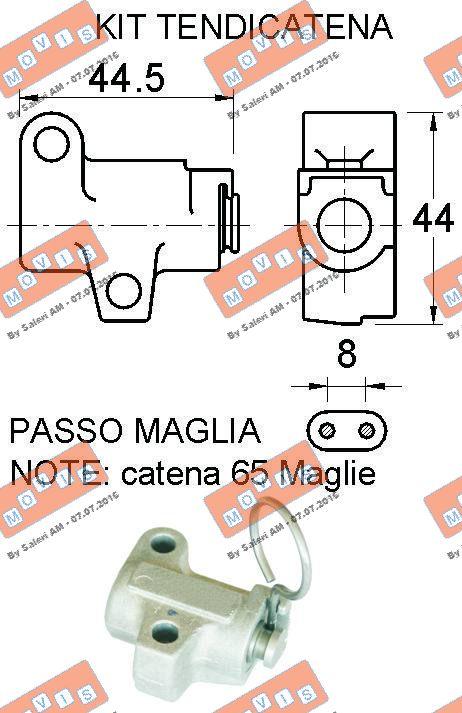 MOVIS AST8924K - Kit de distribution par chaîne cwaw.fr