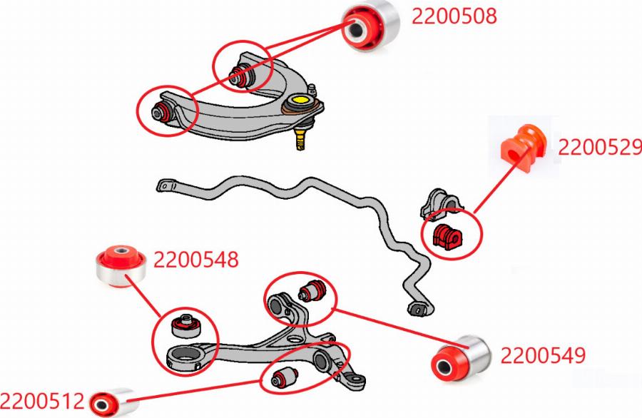 MPBS 2200512-00/90SHA - Suspension, bras de liaison cwaw.fr