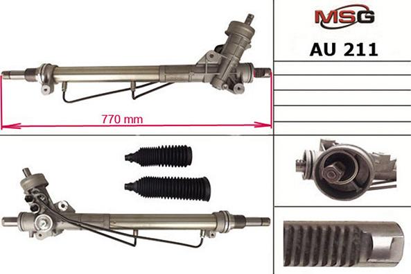 MSG AU 211 - Crémaillière de direction cwaw.fr